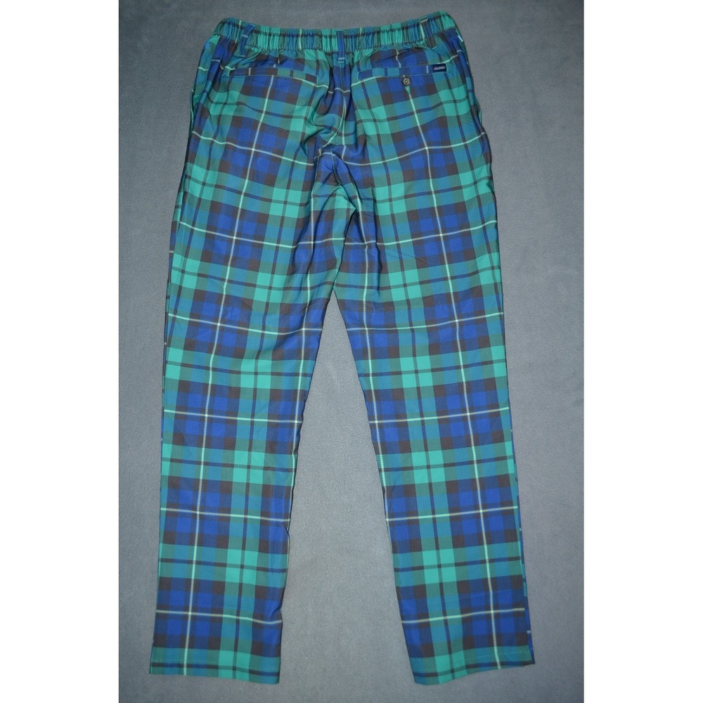 Chubbies Everywear Pants Mens L Plaid Drawstring Elastic Waist Chino Stretch - Picture 7 of 10